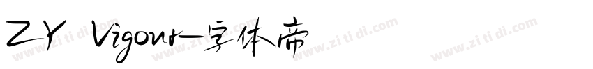 ZY Vigour字体转换